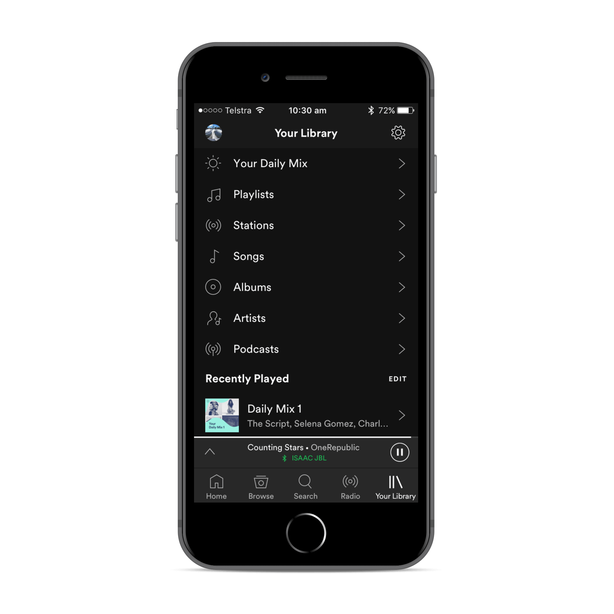 Spotify app for android